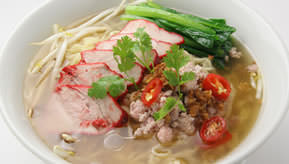 Egg Noodles Soup with Pork / Ba Mee Nam Moo Dang　¥1,540