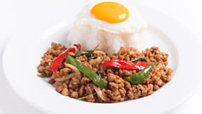 Thai Spicy Basil Chicken with Rice / Kai Phad Bai Kra Phao　¥1,650